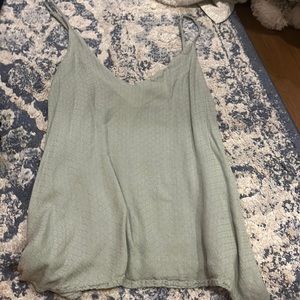 Tillys green long tank